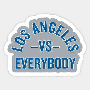 LA vs. Everybody! Sticker